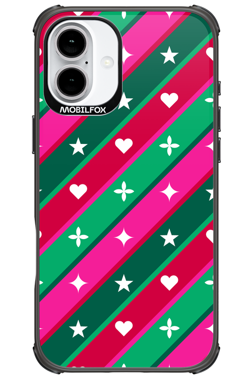 Christmas Stripes - Apple iPhone 16 Plus