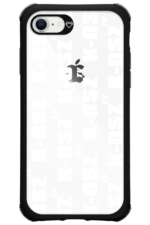 K-osz Transparent White - Apple iPhone 8