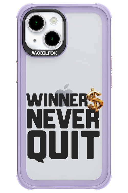 Winners Never Quit - Apple iPhone 15