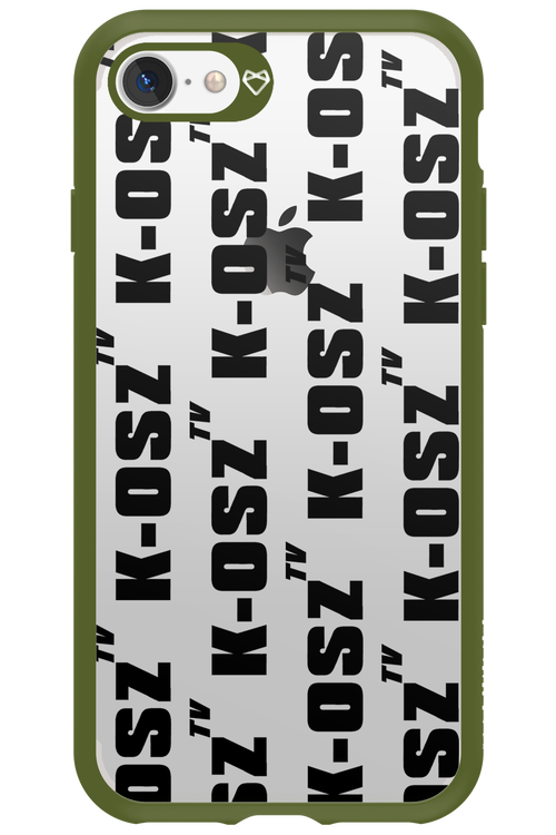 K-osz Transparent Black - Apple iPhone 7