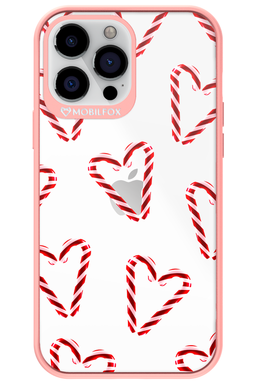 Candy Cane Hearts - Apple iPhone 13 Pro Max