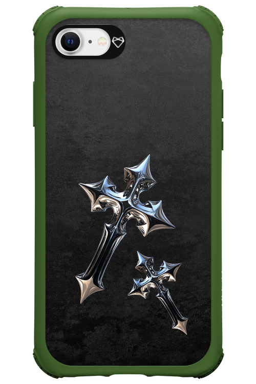 Chrome Crosses - Apple iPhone 8