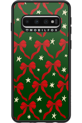 Bow & Stars (Green) - Samsung Galaxy S10