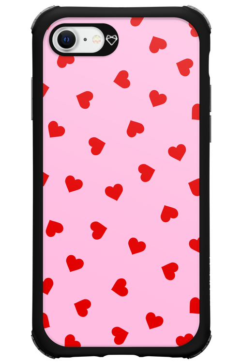 Sprinkle Heart Pink - Apple iPhone 8