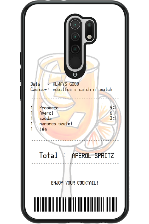 aperol spritz koktél - Xiaomi Redmi 9