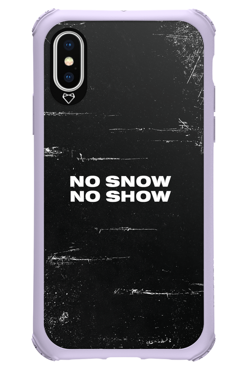 No snow, no show - Apple iPhone XS