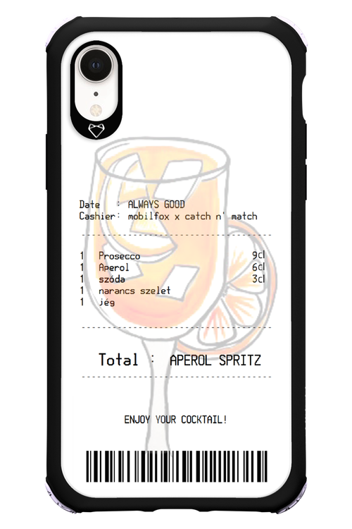 aperol spritz koktél - Apple iPhone XR