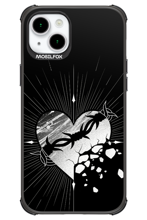 Fehér Szív - Apple iPhone 15 Plus