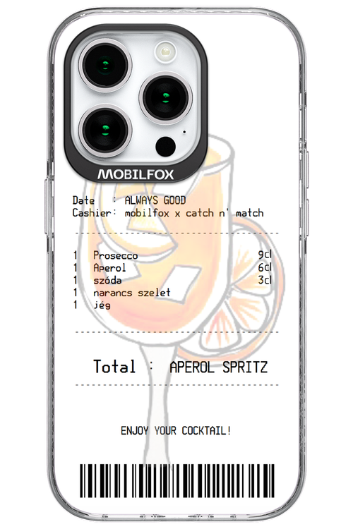 aperol spritz koktél - Apple iPhone 15 Pro
