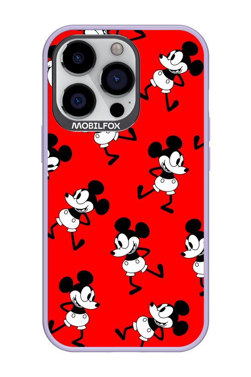 Iconic Mouse (red pattern) - Apple iPhone 13 Pro
