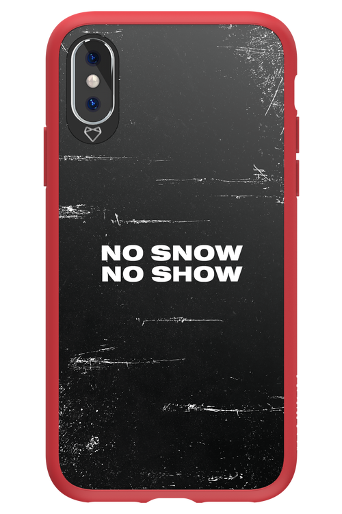 No snow, no show - Apple iPhone XS