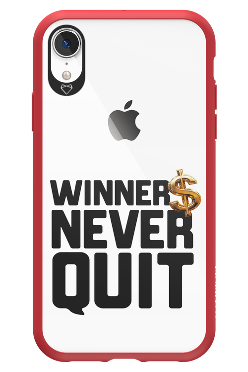 Winners Never Quit - Apple iPhone XR