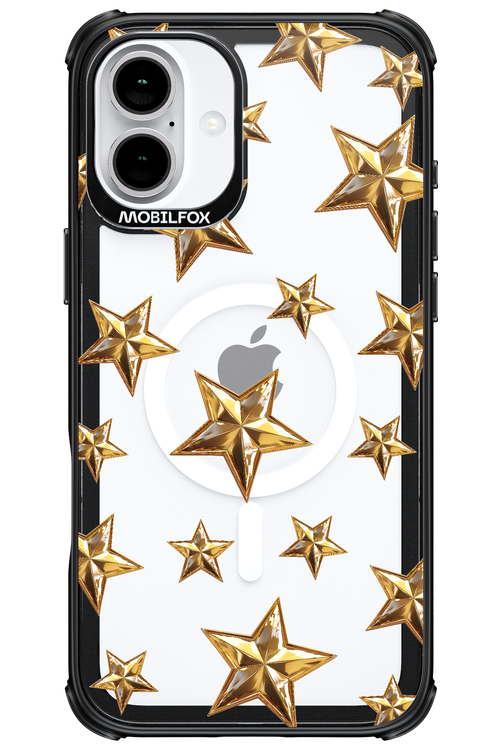 Gold Stars - Apple iPhone 16 Plus