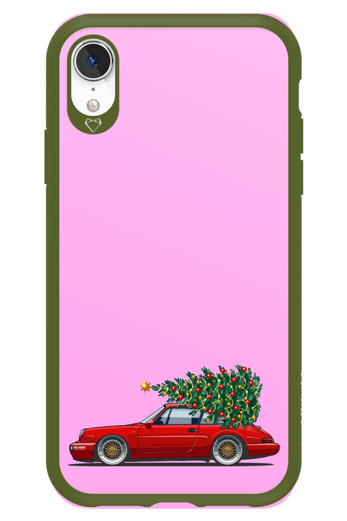 XMAS Car Pink - Apple iPhone XR