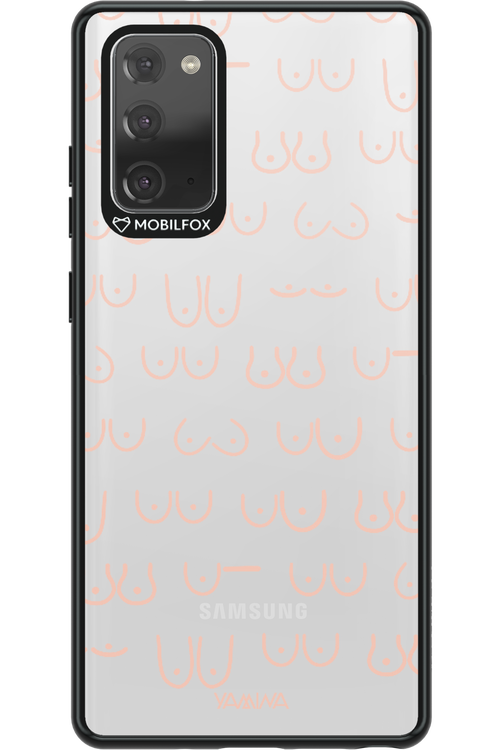 Boobies (Peach) - Samsung Galaxy Note 20