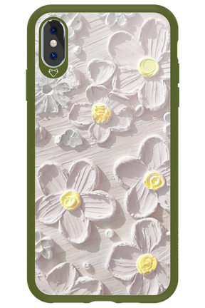 White Flowers - Apple iPhone XS Max