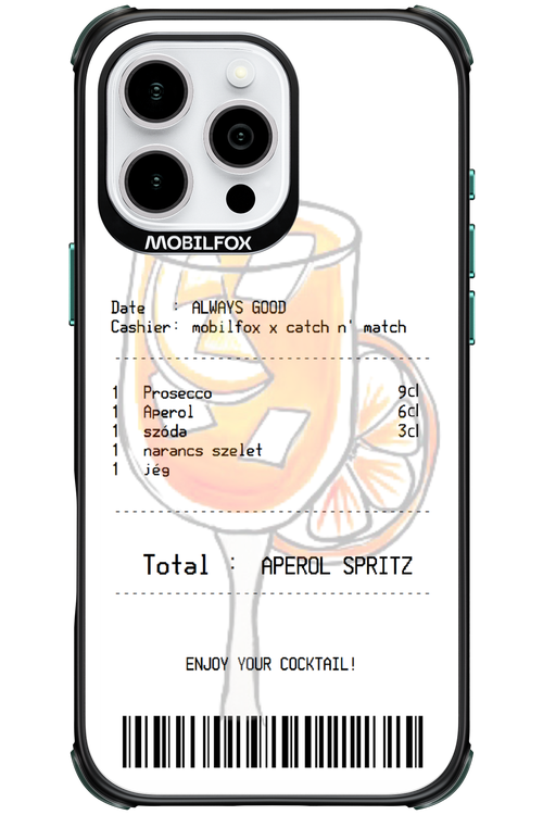aperol spritz koktél - Apple iPhone 16 Pro Max