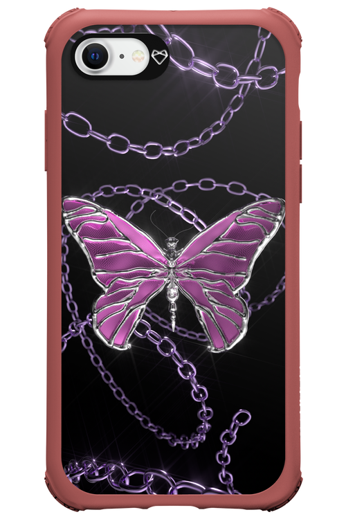 Butterfly Necklace - Apple iPhone SE 2022