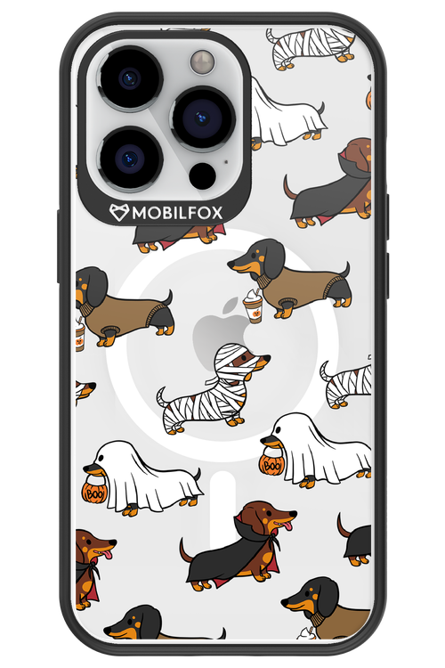 Scary Dachshund (Transparent) - Apple iPhone 13 Pro