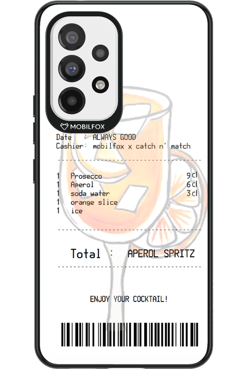 aperol spritz cocktail - Samsung Galaxy A53