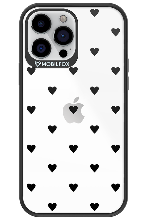 Hearts Transparent - Apple iPhone 13 Pro Max