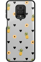 Ananas Heart Transparent - Xiaomi Redmi Note 9 Pro