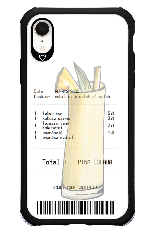 pina colada koktél - Apple iPhone XR
