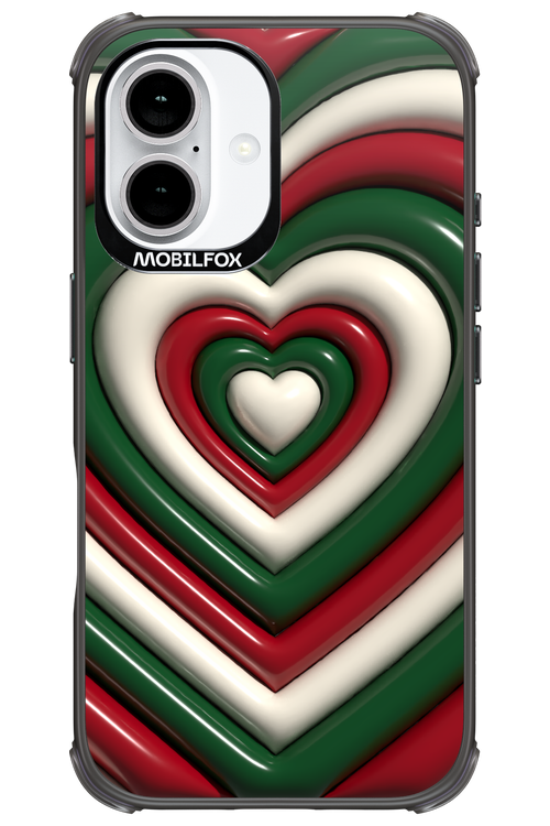 XMAS Hearts - Apple iPhone 16