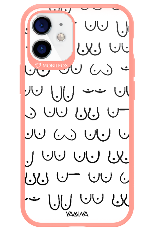 Boobies (white) - Apple iPhone 12 Mini