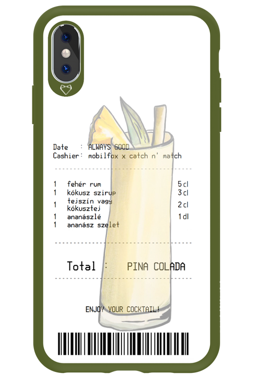 pina colada koktél - Apple iPhone XS Max