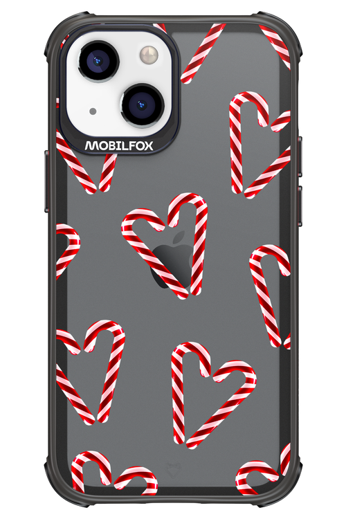 Candy Cane Hearts - Apple iPhone 13 Mini