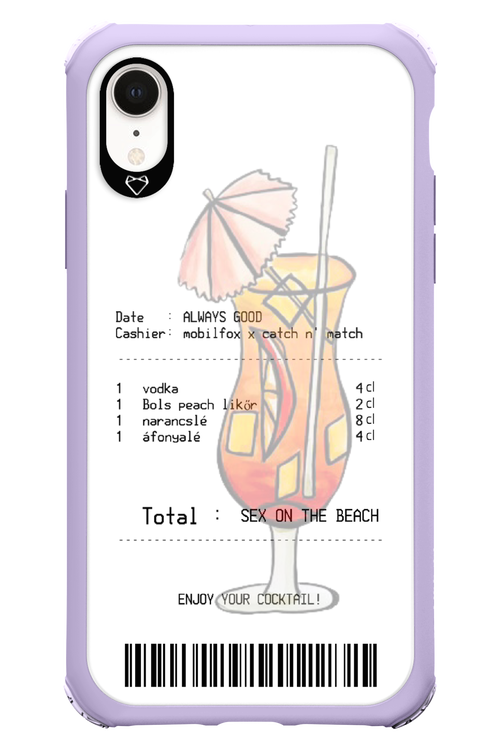 sex on the beach koktél - Apple iPhone XR