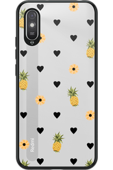 Ananas Heart Transparent - Xiaomi Redmi 9A