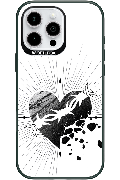 Fekete Szív - Apple iPhone 16 Pro Max