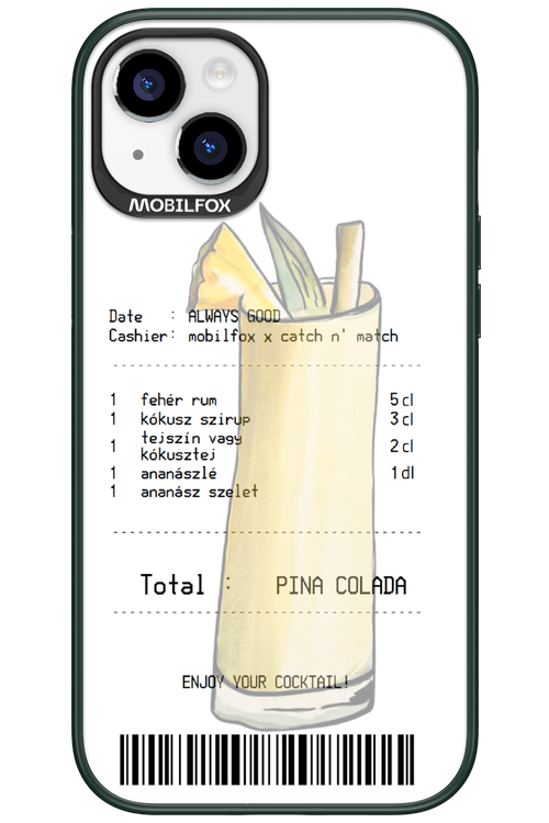pina colada koktél - Apple iPhone 15 Plus