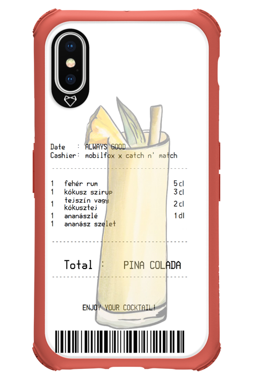 pina colada koktél - Apple iPhone XS
