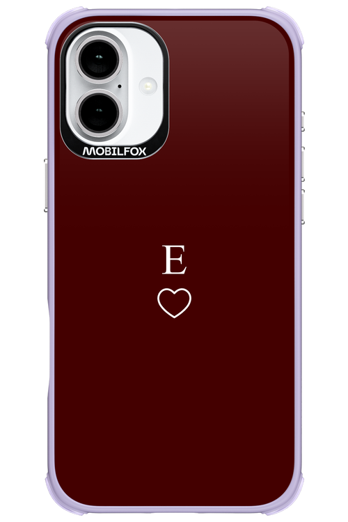 E Burgundia 2.0 - Apple iPhone 16 Plus
