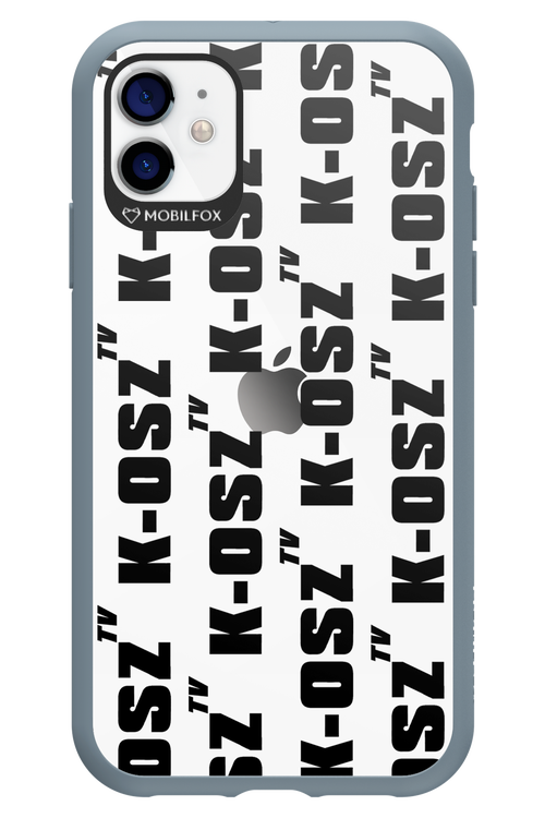 K-osz Transparent Black - Apple iPhone 11