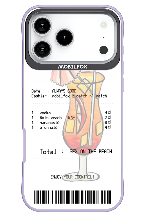 sex on the beach koktél - Apple iPhone 17 Pro Max