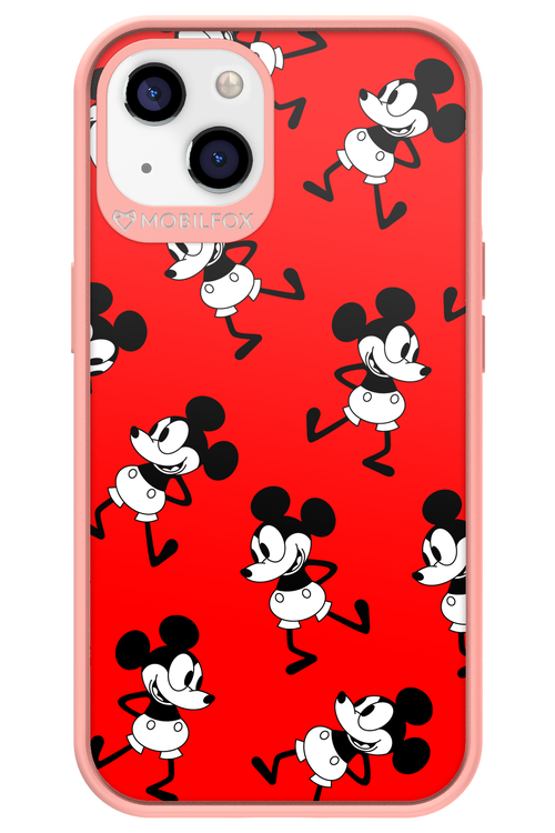 Iconic Mouse (red pattern) - Apple iPhone 13