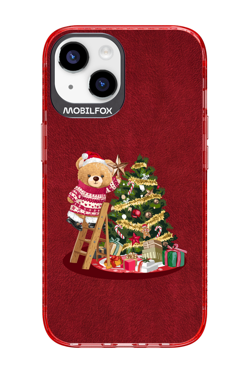 Christmas Bear (Burgundy) - Apple iPhone 14