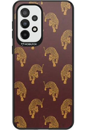 Burgundy Leopard Pattern - Samsung Galaxy A33