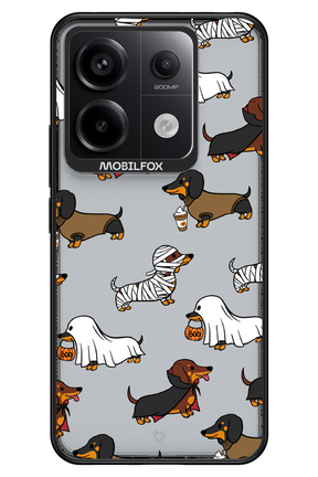 Scary Dachshund (Transparent) - Xiaomi Redmi Note 13 Pro 5G