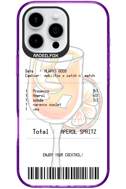 aperol spritz koktél - Apple iPhone 16 Pro Max