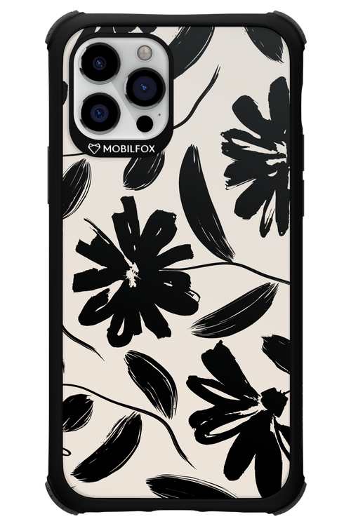 Monochrome Flowerss 2.0 - Apple iPhone 12 Pro