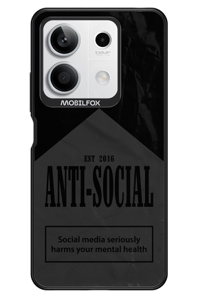 ANTI-SOCIAL (BLVCK) 2.0 - Xiaomi Redmi Note 13 5G