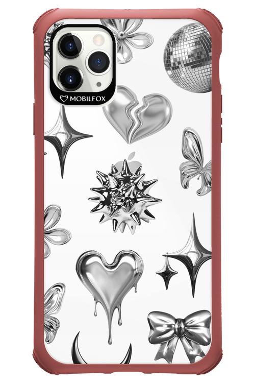 Silver Zone Transparent - Apple iPhone 11 Pro Max