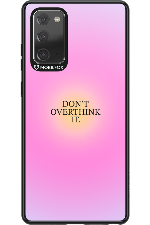 Don't Overthink It - Samsung Galaxy Note 20