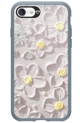 White Flowers - Apple iPhone 7