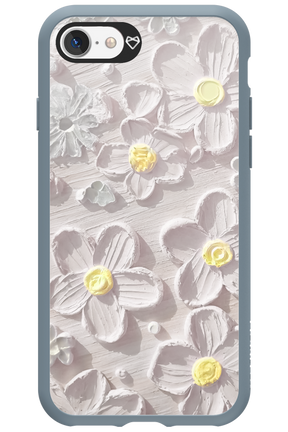 White Flowers - Apple iPhone 7